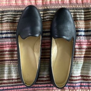 Nisolo, black leather flats